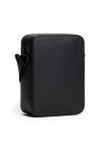 Tommy Hilfiger Mens Black Monogram Mini Reporter Bag