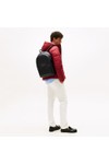 Tommy Hilfiger Mens Black Monogram Backpack