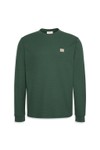 Calvin Klein Jeans Mens Green Waffle Long Sleeve T-Shirt