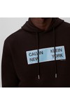Calvin Klein Jeans Mens Black 350 Terry Overhead Hoody