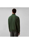Calvin Klein Jeans Mens Green Terry Half Zip Sweatshirt