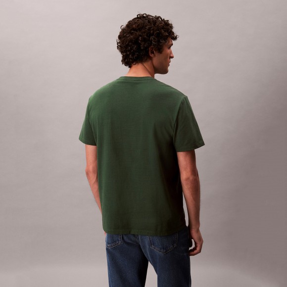 Calvin Klein Jeans Mens Green Hero Monologo T-Shirt main image