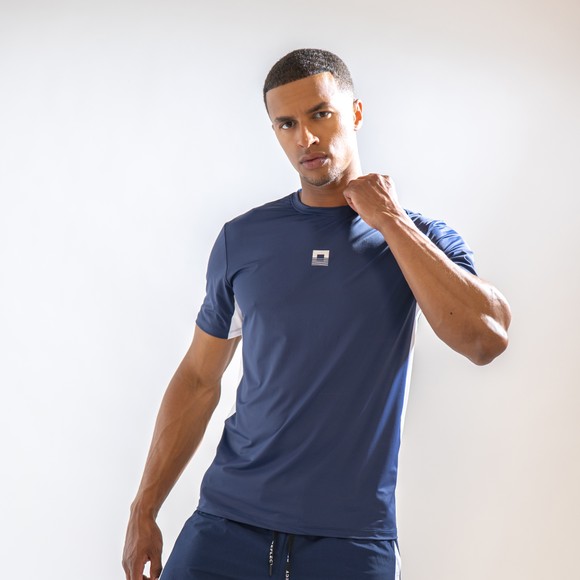 Reflect Mens Blue Tech T-Shirt