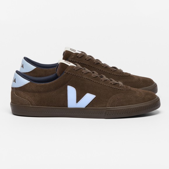 Veja Womens Brown Volley Suede Trainer main image