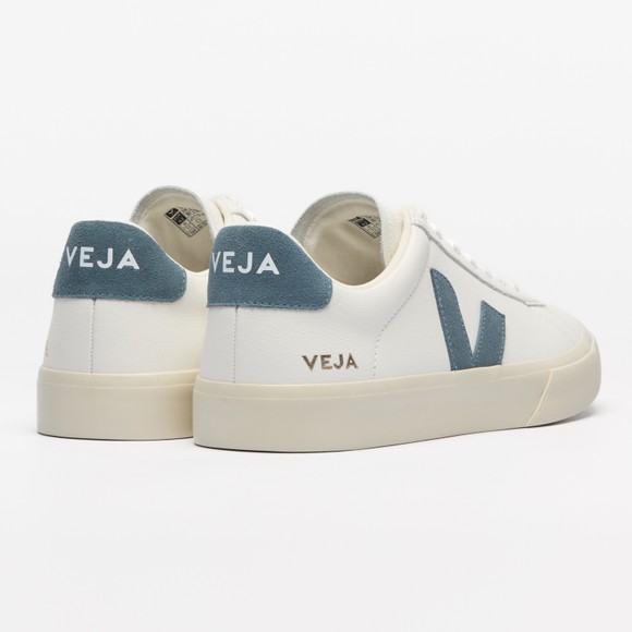 Veja Womens White Campo Leather Trainer main image