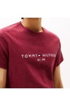 Tommy Hilfiger Mens Red Core Tommy Logo T-Shirt
