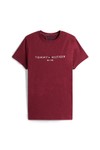 Tommy Hilfiger Mens Red Core Tommy Logo T-Shirt