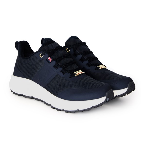 Holland Cooper Womens Blue Burghley Waterproof Trainer main image
