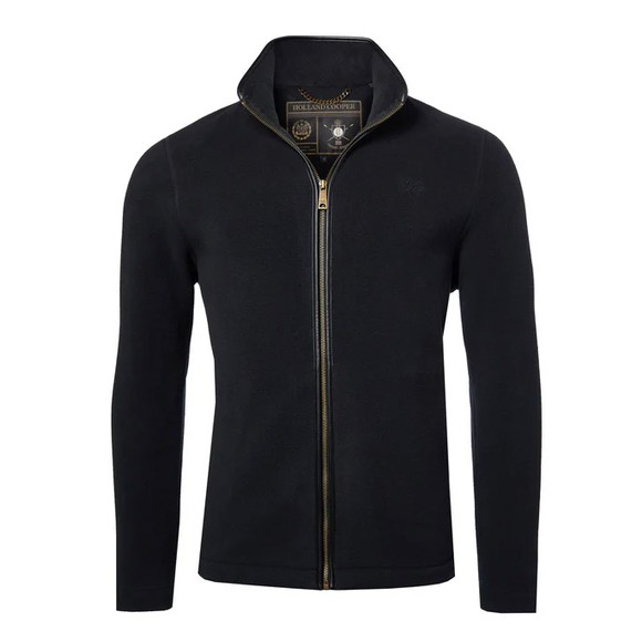 Holland Cooper Mens Black  Mens Country Fleece Jacket  main image