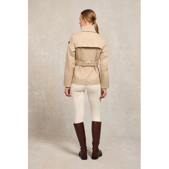 Holland Cooper Womens Beige Rosedale Waterproof Jacket main image