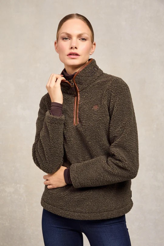 Holland Cooper Country Fleece Half Zip, view 1