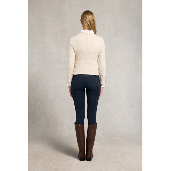 Holland Cooper Womens Off-White Princeton Crew Neck Knit main image