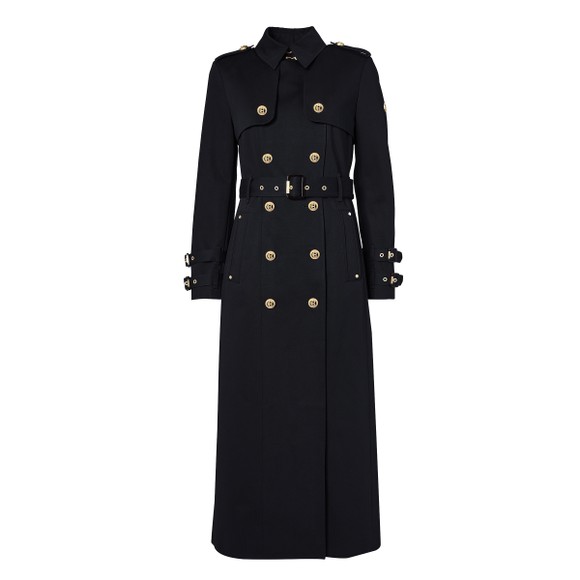 Holland Cooper Womens Black Gatcombe Trench Coat main image