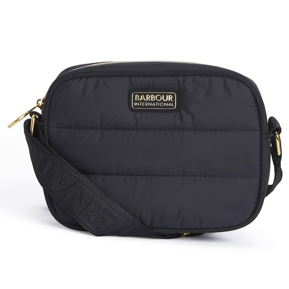 Barbour International Womens Black Monaco Quilt Crossbody Bag main image