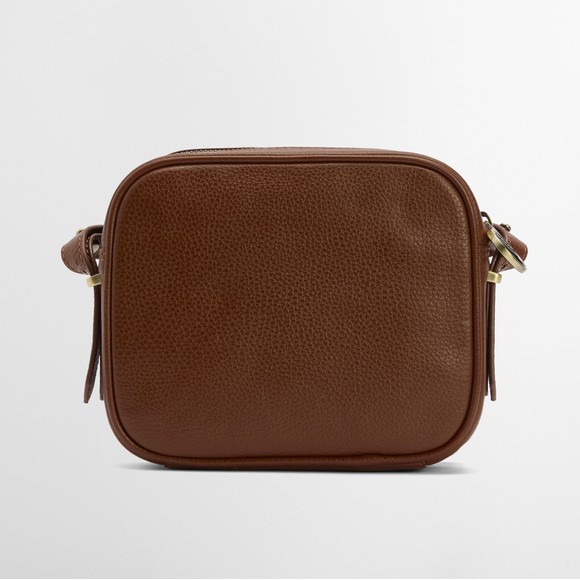Barbour Lifestyle Womens Brown Daphne Leather Crossbody Bag main image