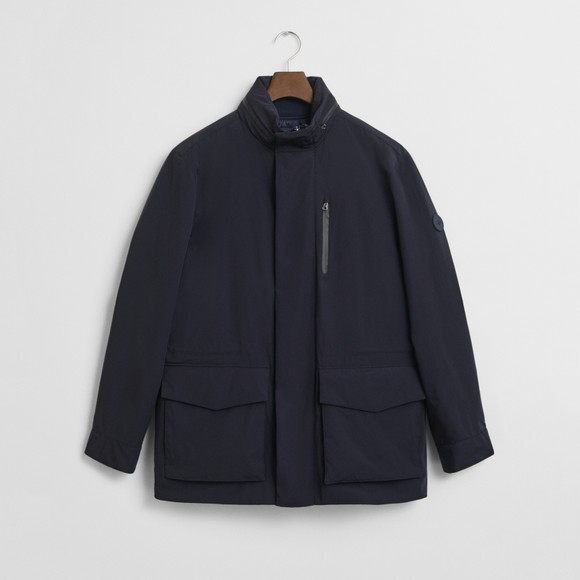 Gant Mens Blue Double Mid Length Jacket