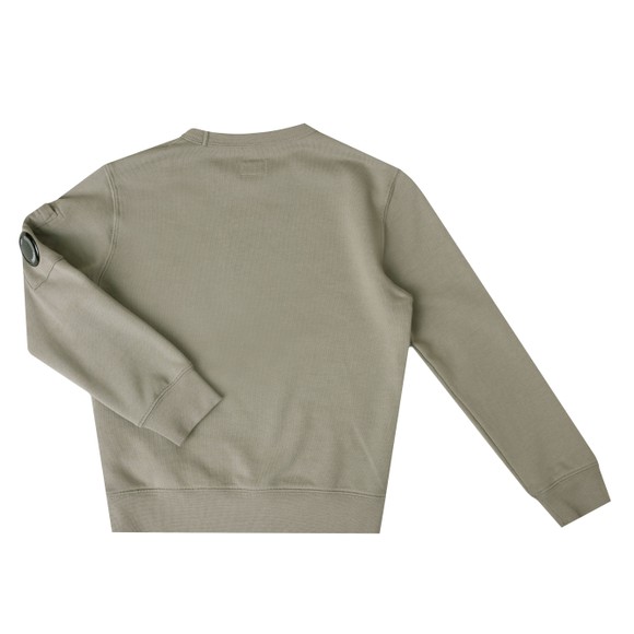 C.P. Company Undersixteen Boys Grey Chest Logo Crew neck Sweatshirt main image