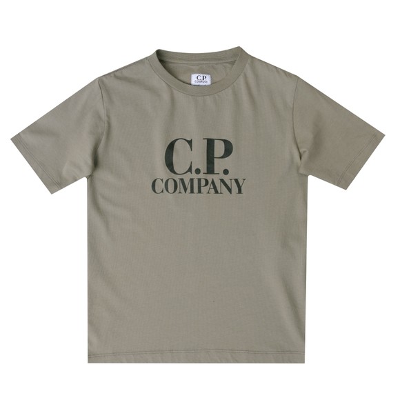 C.P. Company Undersixteen Boys Grey Printed Goggle T Shirt main image