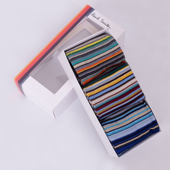 Paul Smith Mens Multicoloured 3 Pack Boxed Socks main image