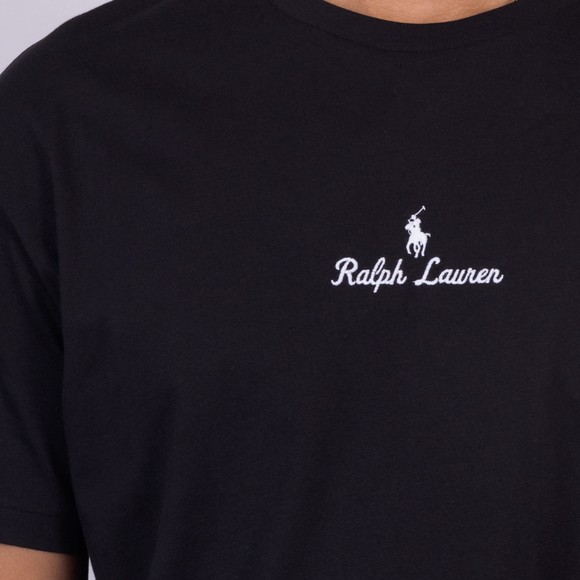 Polo Ralph Lauren Mens Black Classic Fit Stitch Logo T Shirt main image