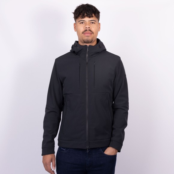 Paul & Shark Mens Black Softshell Jacket main image