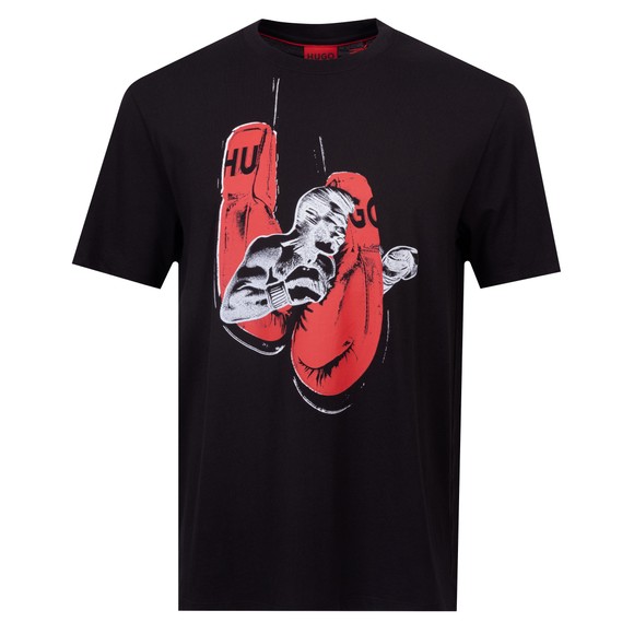 HUGO Mens Black Diboxer T-Shirt main image