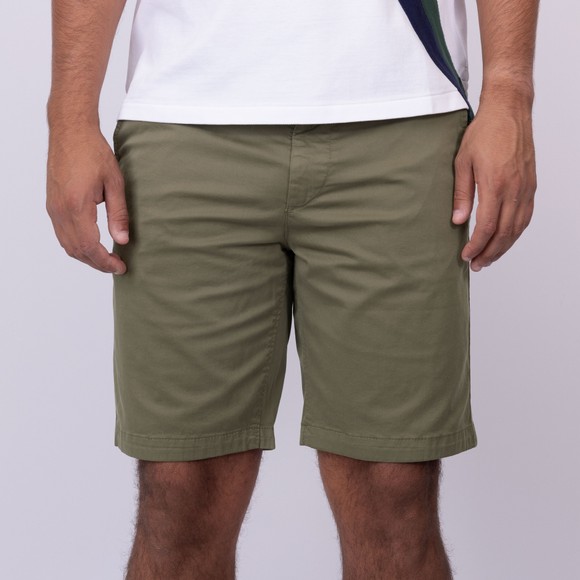 BOSS Mens Green Casual Chino Slim Shorts main image