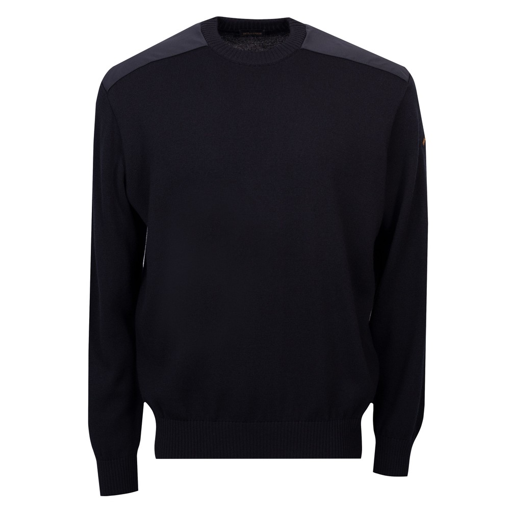 Typhoon Nylon Shoulder Knitted Jumper Typhoon Nylon Shoulder Knitted Jumper