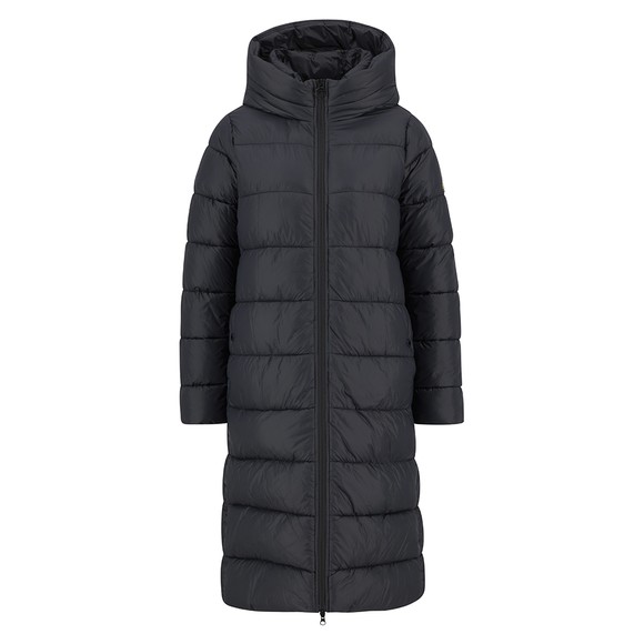 Barbour International Womens Black Longline Olivios Puffer main image