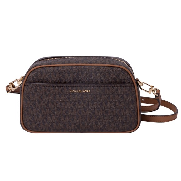 Michael Kors Womens Brown Jet Set Small Crossbody Camera Bag main image