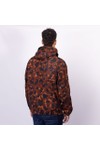 Pretty Green Mens Brown Brindle Hooded Jacket