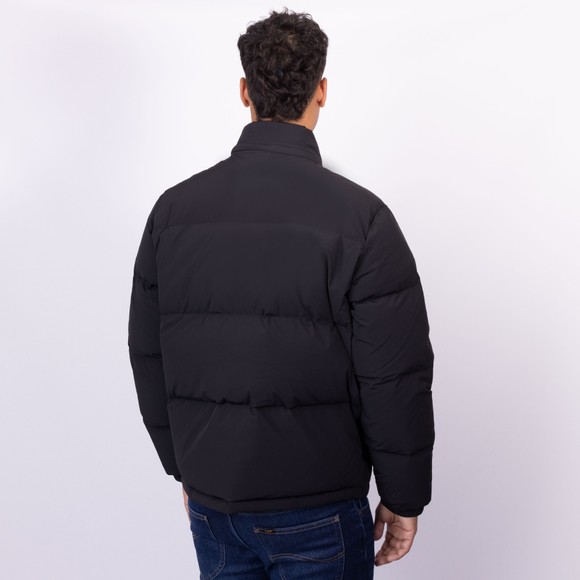 Lacoste Mens Black Water Repellent Hooded Down Jacket main image