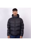 EA7 Emporio Armani Mens Black Big Logo Mountain Polar Jacket