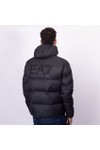 EA7 Emporio Armani Mens Black Big Logo Mountain Polar Jacket