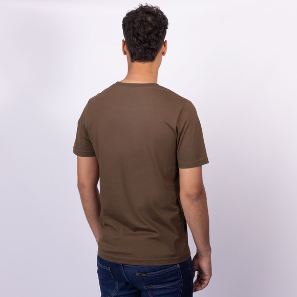 Pretty Green Mens Brown Mitchell T-Shirt main image