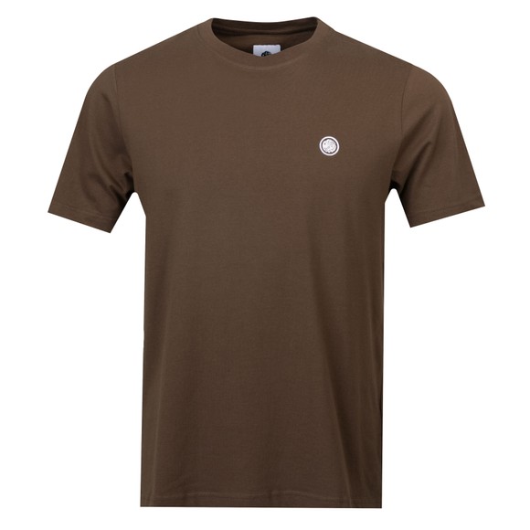Pretty Green Mens Brown Mitchell T-Shirt main image