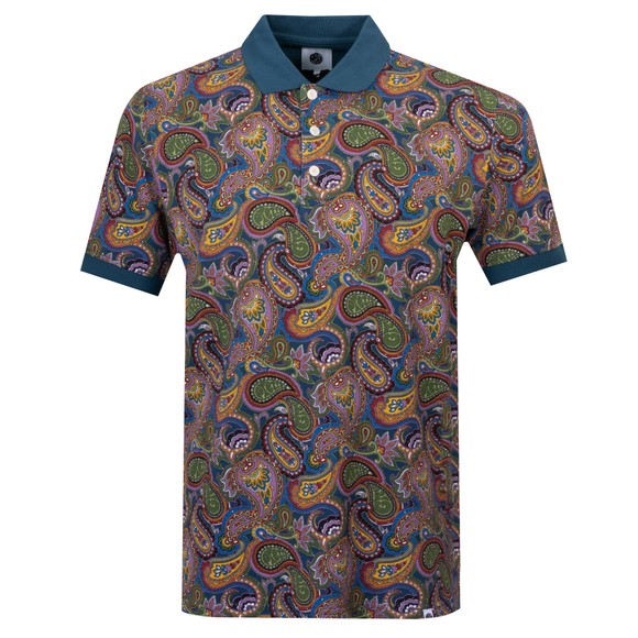 Pretty Green Mens Multicoloured House Paisley Polo Shirt