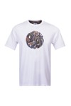 Pretty Green Mens White House Logo Paisley T-Shirt