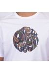Pretty Green Mens White House Logo Paisley T-Shirt