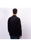 Pretty Green Mens Black Dalmorton Cord Overshirt