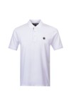 Pretty Green Mens White House Paisley Placket Polo Shirt