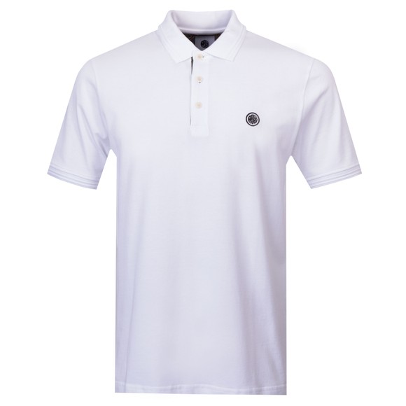 Pretty Green Mens White House Paisley Placket Polo Shirt