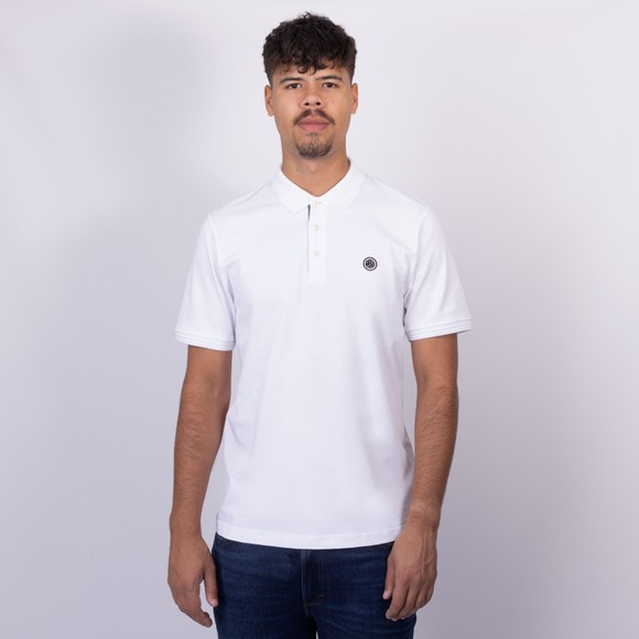 Pretty Green Mens White House Paisley Placket Polo Shirt main image