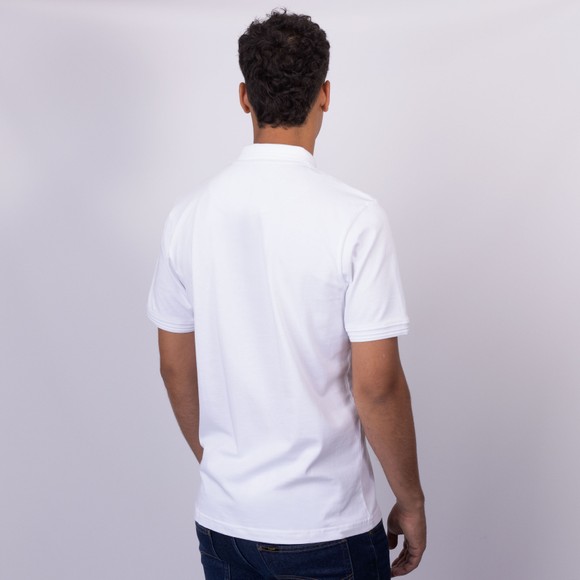 Pretty Green Mens White House Paisley Placket Polo Shirt main image