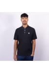 Pretty Green Mens Black House Paisley Placket Polo Shirt