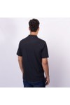 Pretty Green Mens Black House Paisley Placket Polo Shirt