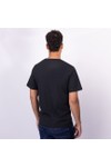 Pretty Green Mens Black House Logo Paisley T-Shirt