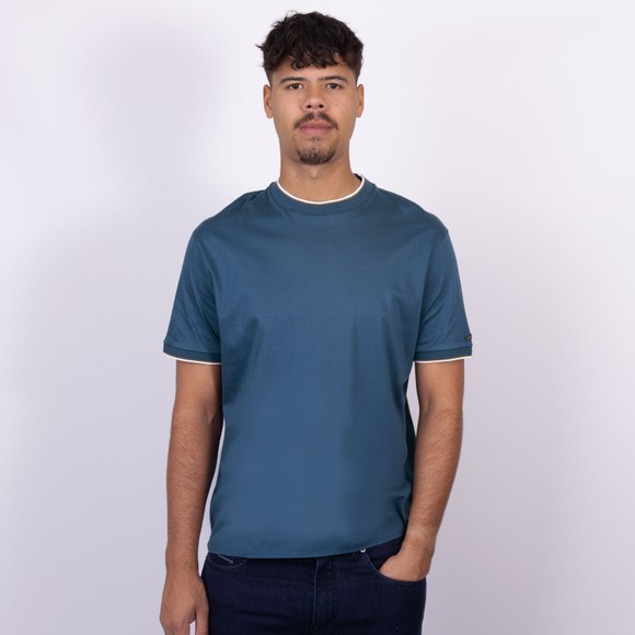 Paul & Shark Mens Blue Tipped T-Shirt main image
