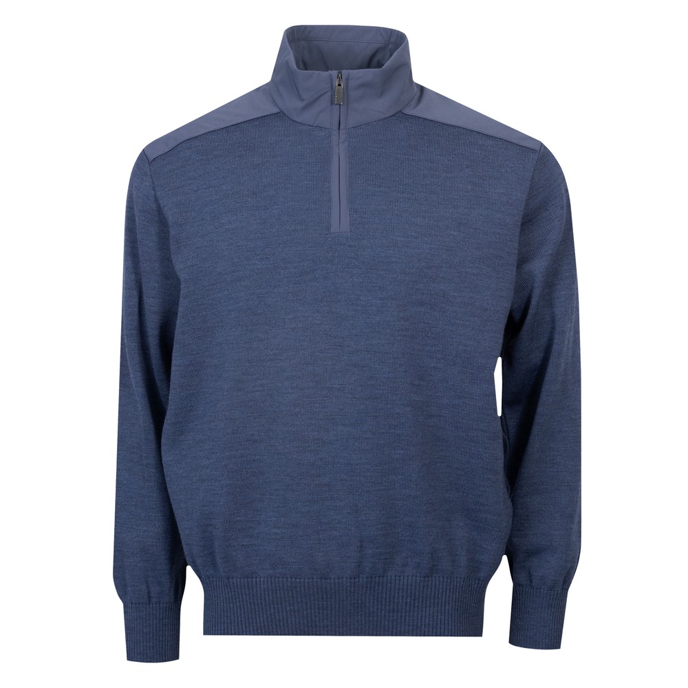 Typhoon Wool Knitted Half Zip Sweatshirt