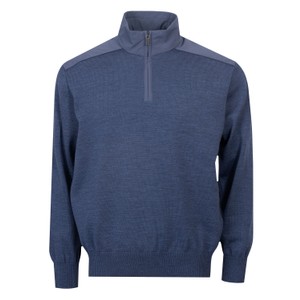 Typhoon Wool Knitted Half Zip Sweatshirt